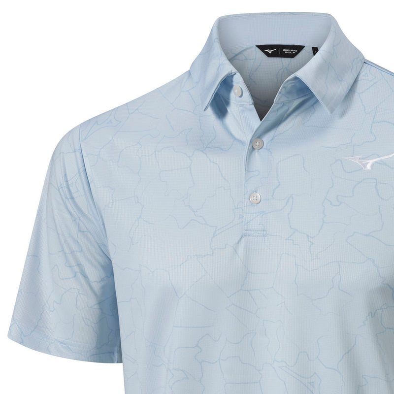 Mizuno Fragma Polo Shirt - Ice Water