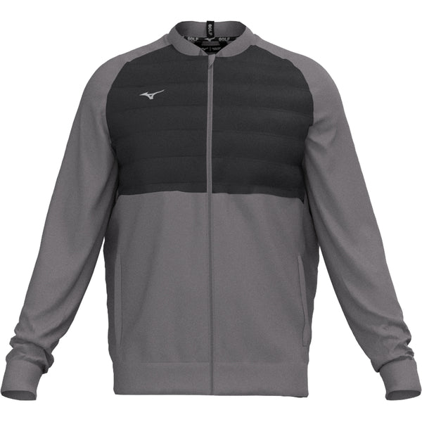 Mizuno Hybrid Bomber Jacket - Charcoal