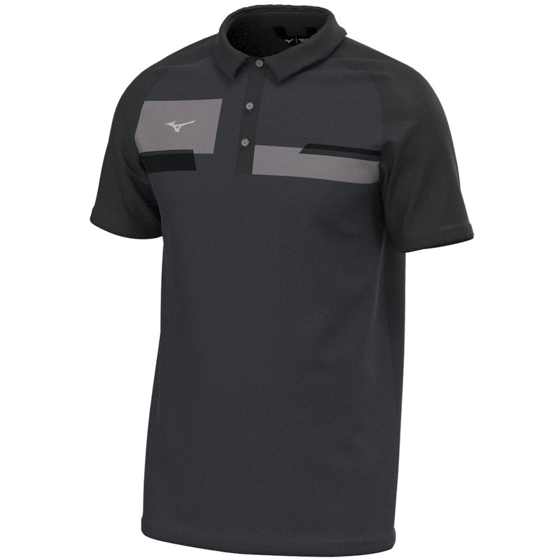 Mizuno Interlock Polo Shirt - Black