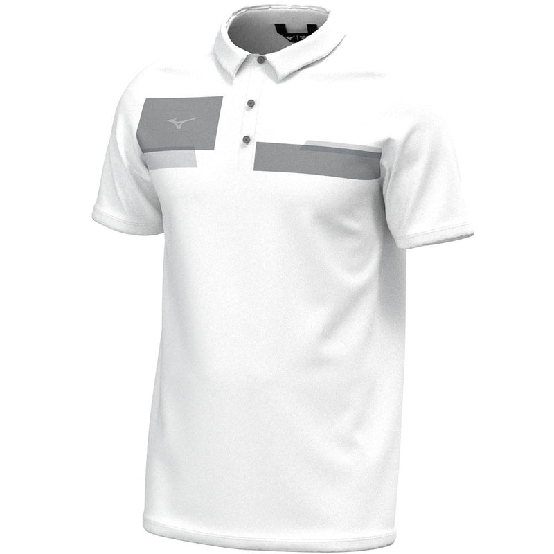 Mizuno Interlock Polo Shirt - White