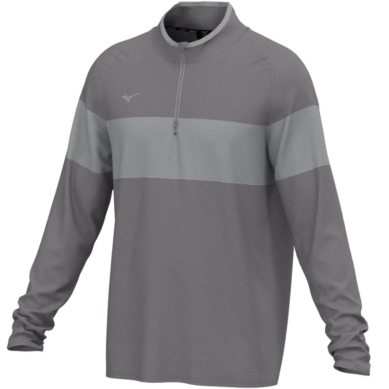 Mizuno Link 1/4 Zip Pullover - Charcoal