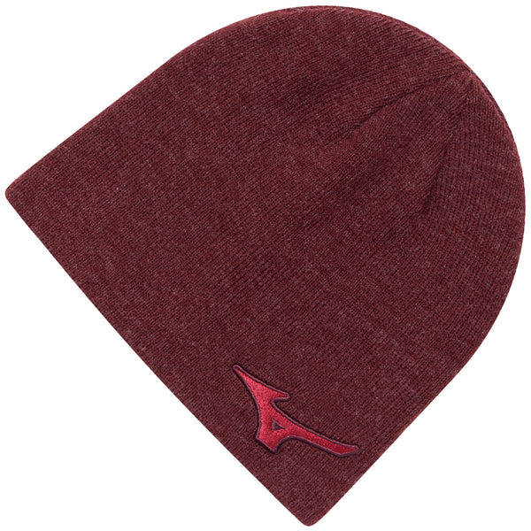 Mizuno Melange Beanie - Burgundy