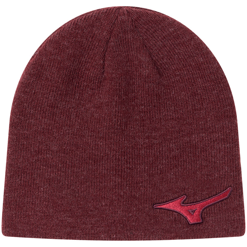 Mizuno Melange Beanie - Burgundy