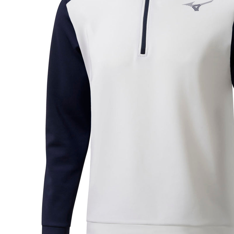 Mizuno RB 1/4 Zip Pullover - White