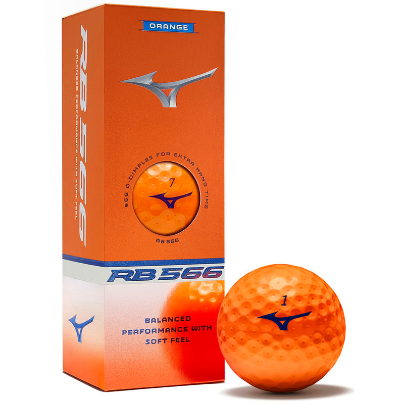 Mizuno RB566 Golf Balls - Orange - 12 Pack