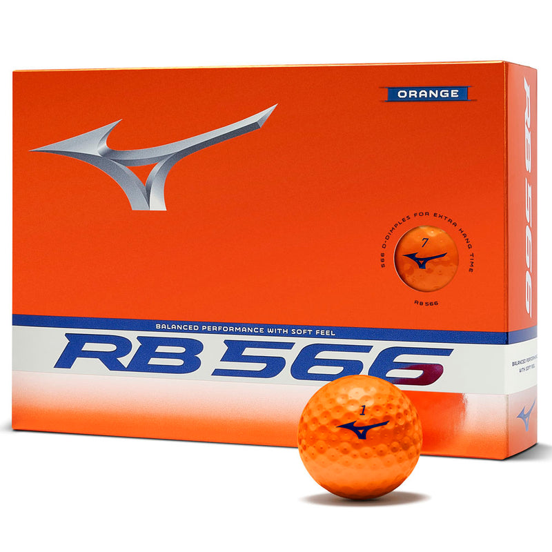 Mizuno RB566 Golf Balls - Orange - 12 Pack