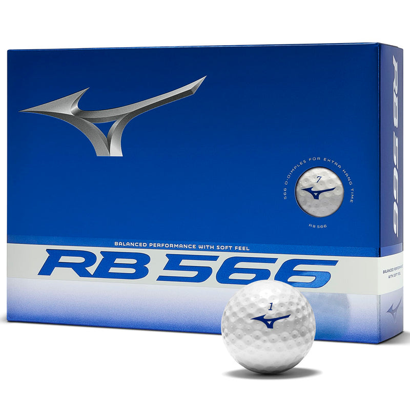 Mizuno RB566 Golf Balls - White - 12 Pack