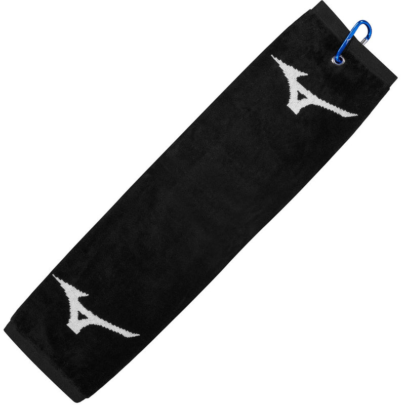 Mizuno RB Tri-Fold Towel - Black/White