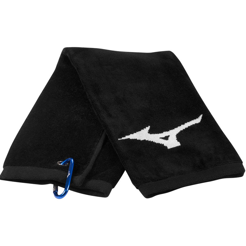 Mizuno RB Tri-Fold Towel - Black/White