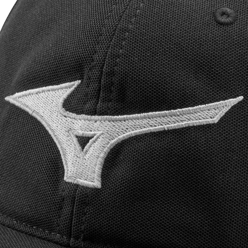 Mizuno Tour Adjustable Cap - Black/Light Grey