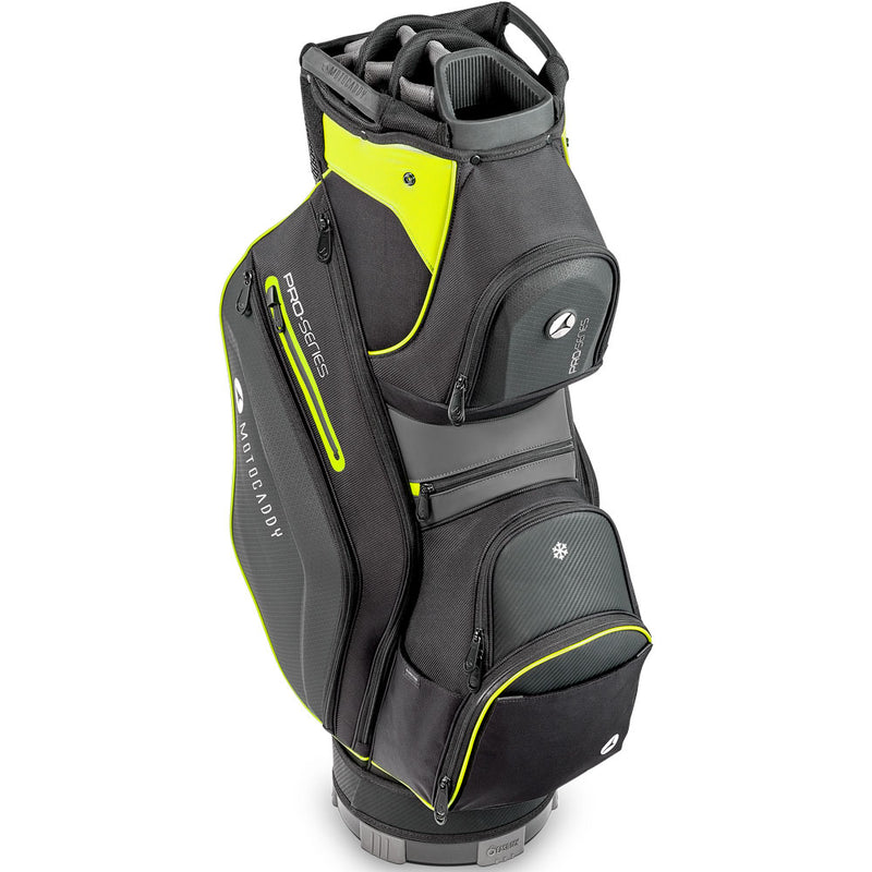 Motocaddy Pro Series Cart Bag - Black/Lime