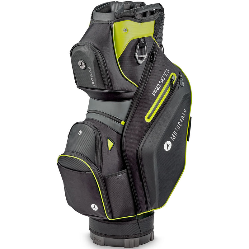 Motocaddy Pro Series Cart Bag - Black/Lime