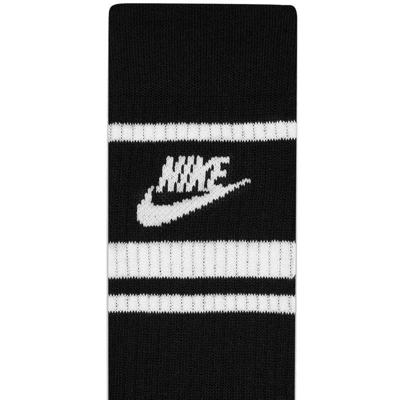 Nike Dri-FIT Everyday Essential Crew Socks (3 Pairs) - Black/White