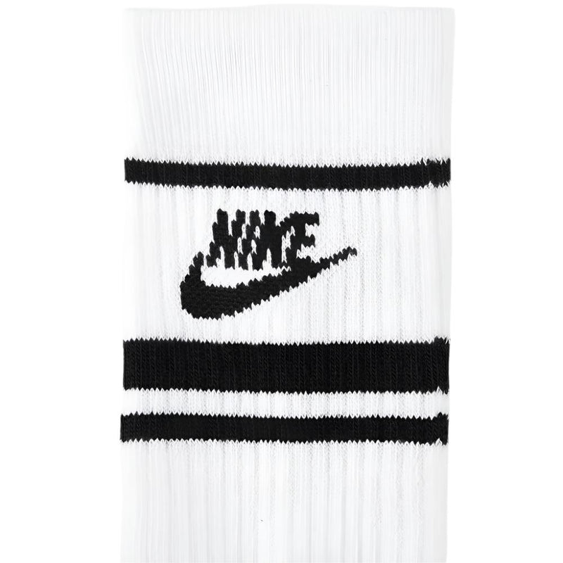 Nike Dri-FIT Everyday Essential Crew Socks (3 Pairs) - White/Black