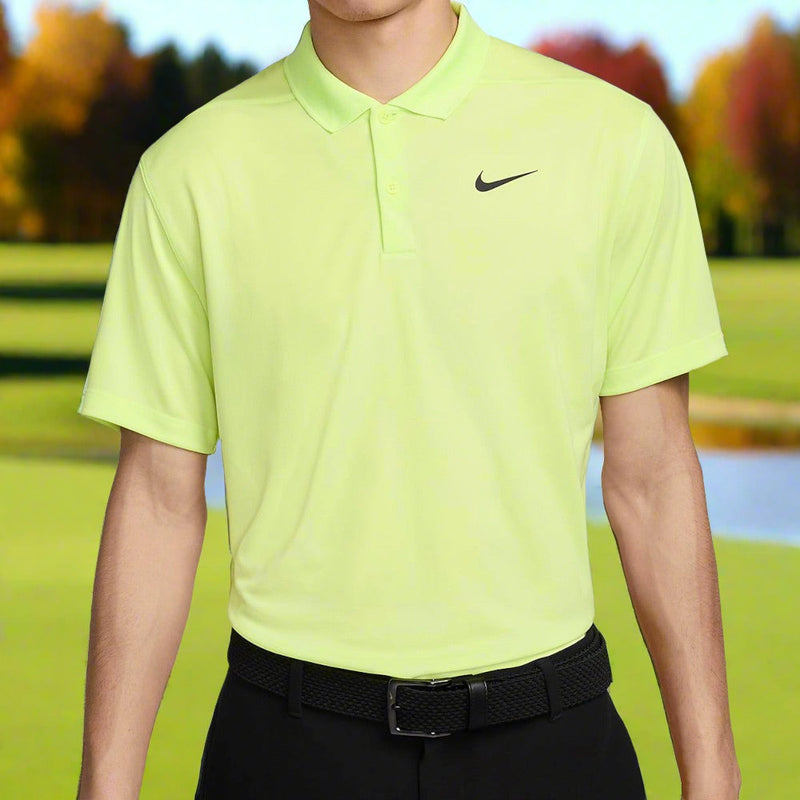 Nike Dri-FIT Victory Polo Shirt - Light Lemon Twist/Black