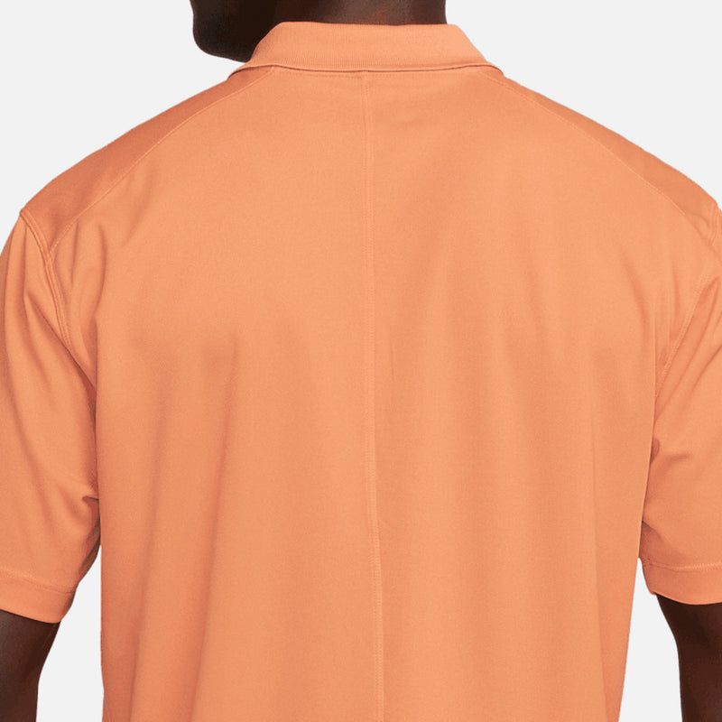 Nike Dri-FIT Victory Solid Polo Shirt - Orange Trance/White