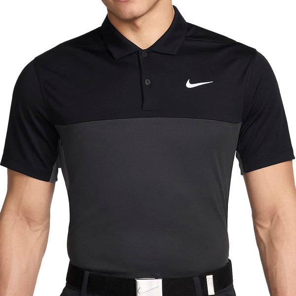 Nike Dri-FIT Victory+ Solid Polo Block - Black/Iron Grey/Dark Smoke Grey/White