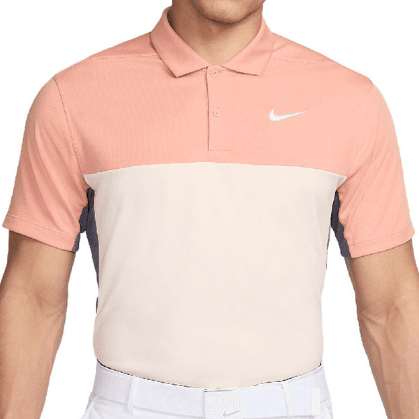 Nike Dri-FIT Victory+ Solid Polo Block - Light Madder Root/Light Carbon/White