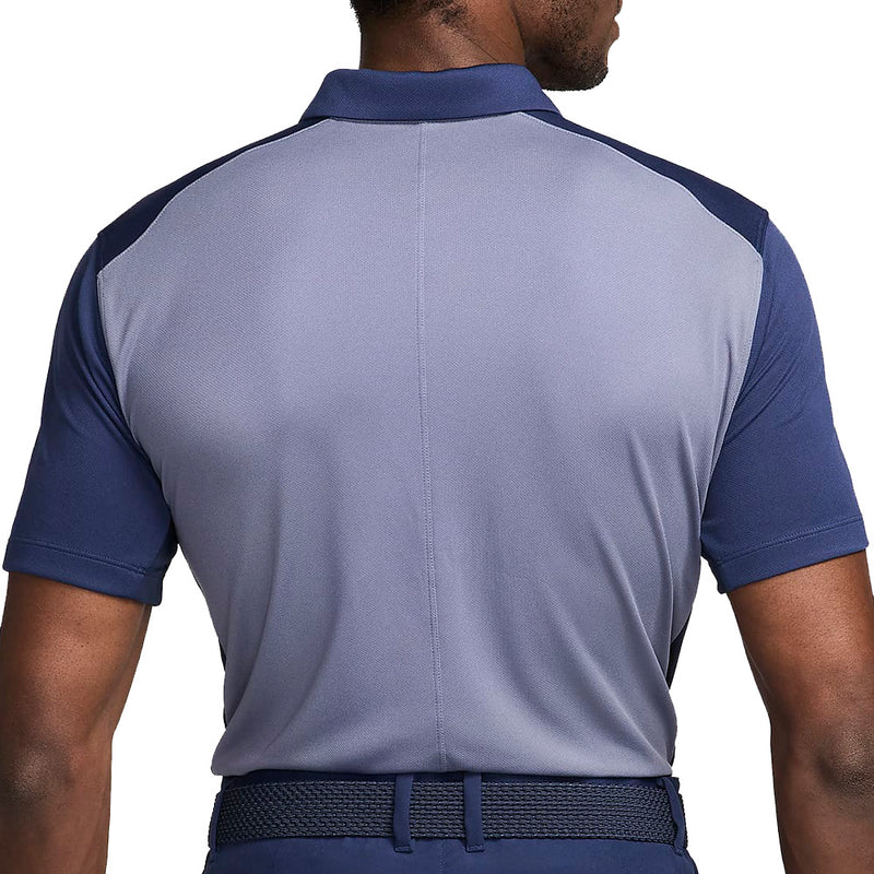 Nike Dri-FIT Victory+ Solid Polo Block - Midnight Navy/Obsidian/White