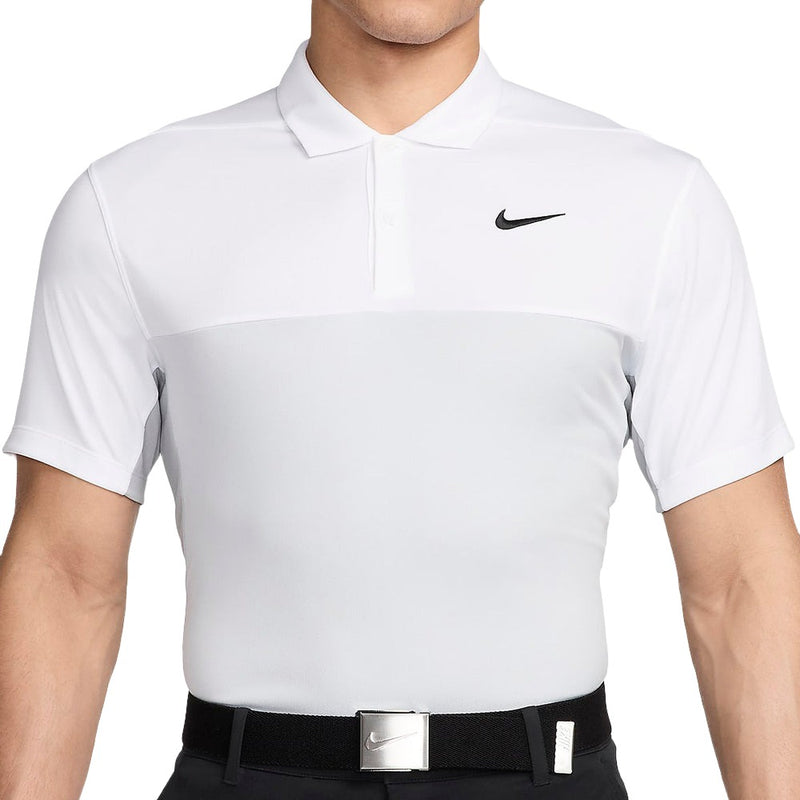 Nike Dri-FIT Victory+ Solid Polo Block - White/Light Smoke Grey/Pure Platinum/Black