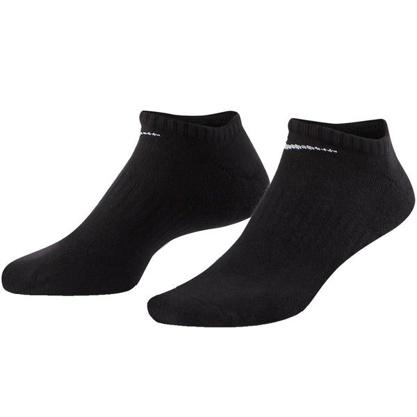 Nike Everyday Cushioned Training No-Show Socks (3 Pairs) - Black/White