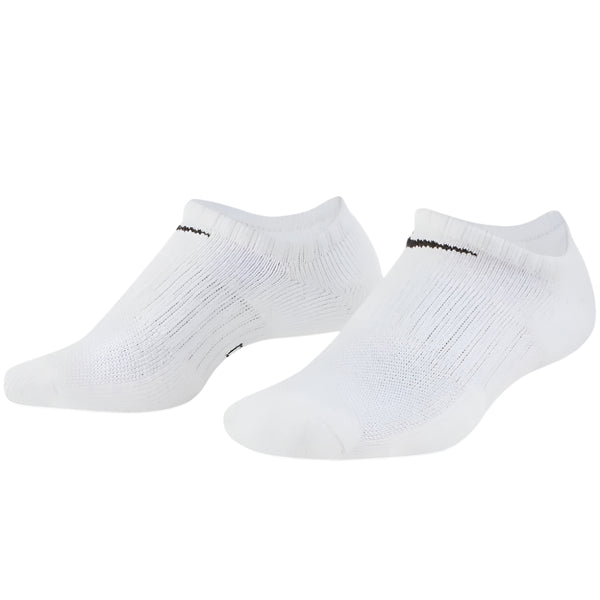 Nike Everyday Cushioned Training No-Show Socks (3 Pairs) - White/Black