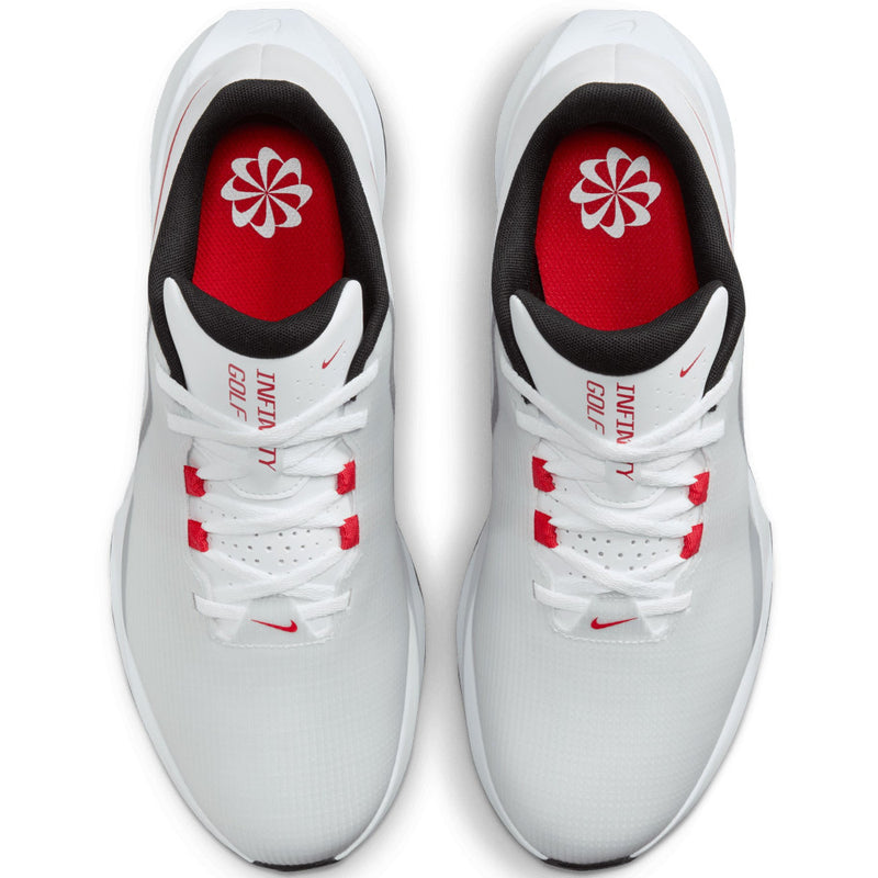 Nike Infinity G NN Spikeless Shoes - White/University Red-Pure Platinum-Black