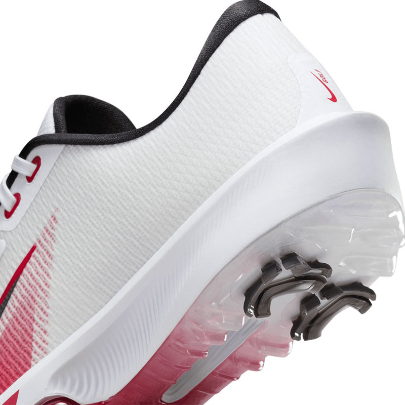 Nike Air Zoom Infinity Tour 2 Spiked Waterproof Shoes - White/Black-University Red-Pure Platinum