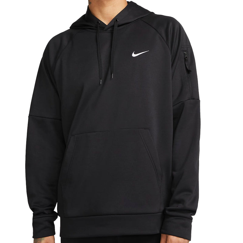 Nike Therma Hoodie - Black/Black/White