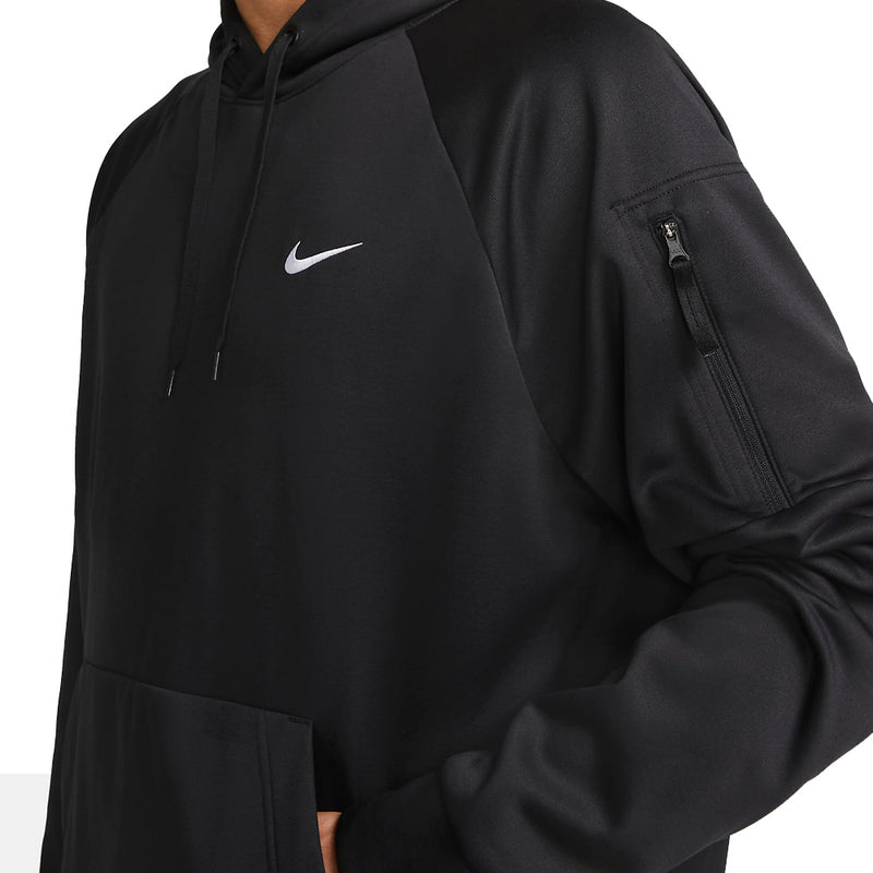 Nike Therma Hoodie - Black/Black/White