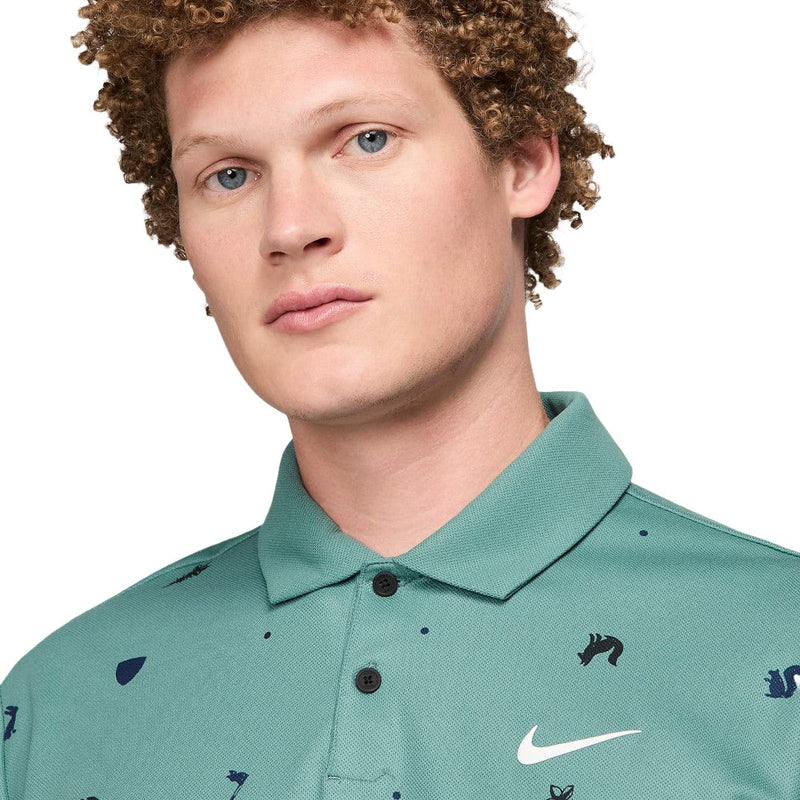 Nike Tour Dri-FIT Polo Shirt - Bicoastal/White