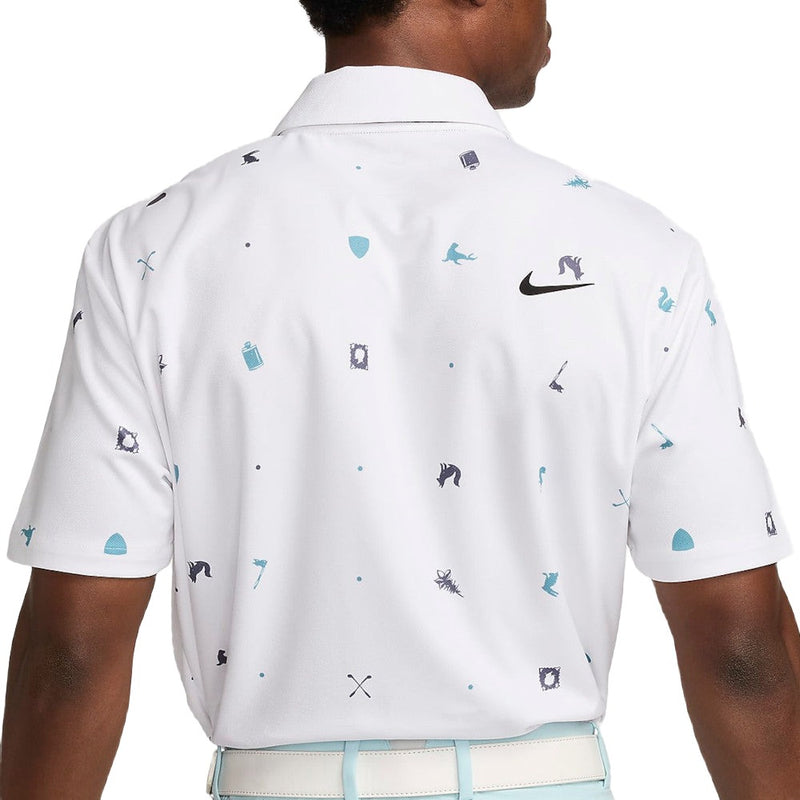 Nike Tour Dri-FIT Polo Shirt - White/Black