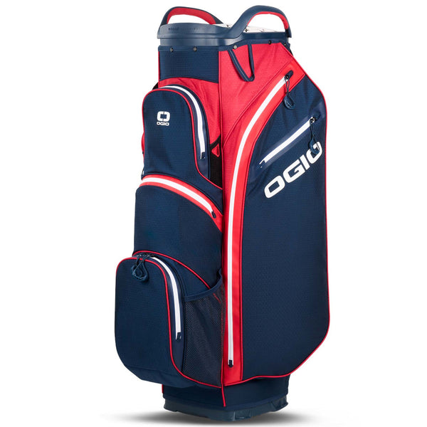 OGIO All Elements Silencer Waterproof Cart Bag - Red/White/Blue