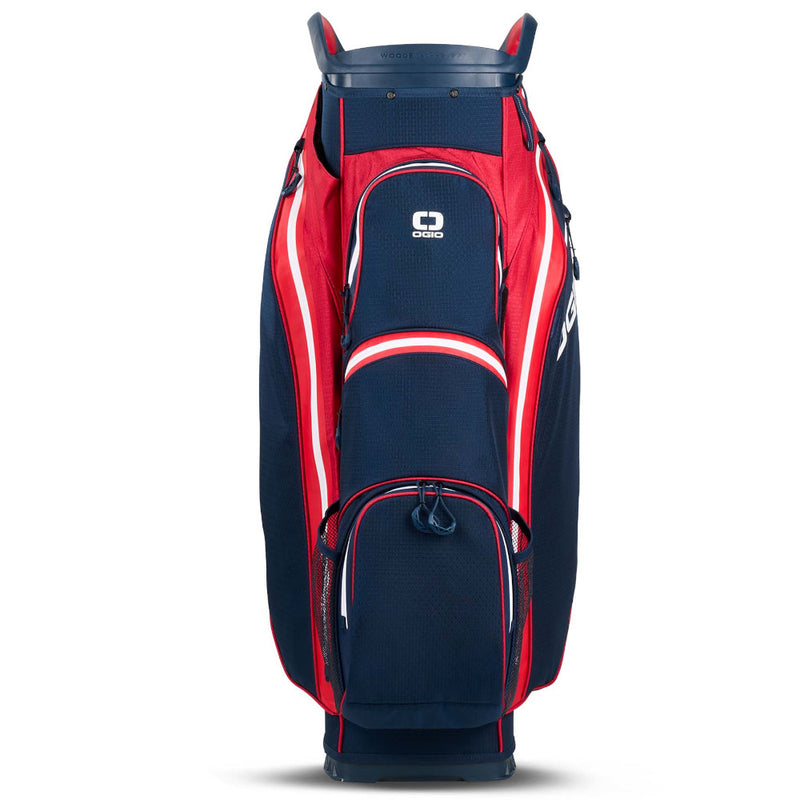 OGIO All Elements Silencer Waterproof Cart Bag - Red/White/Blue