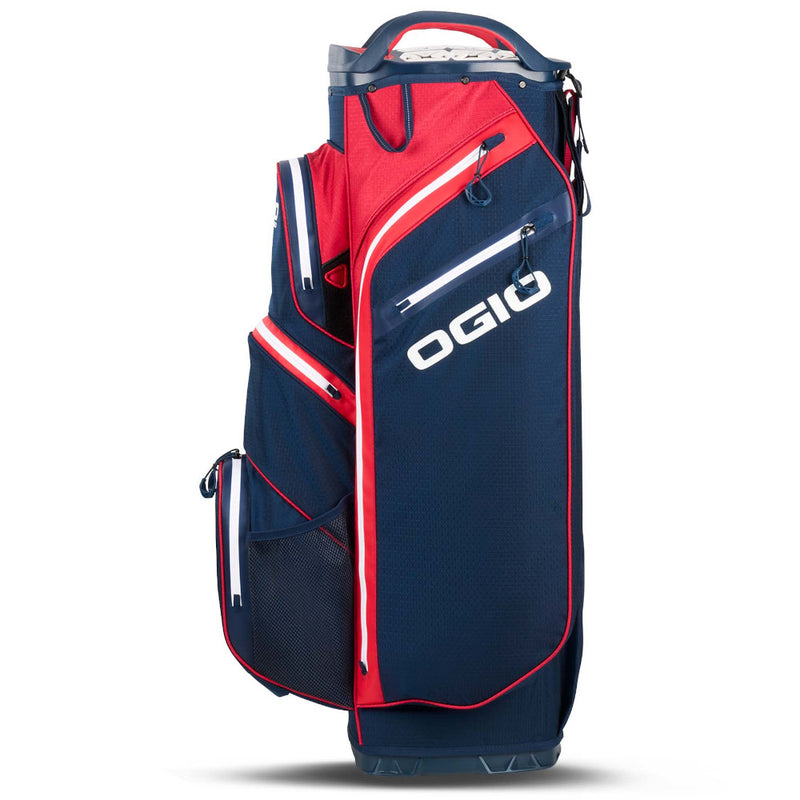 OGIO All Elements Silencer Waterproof Cart Bag - Red/White/Blue