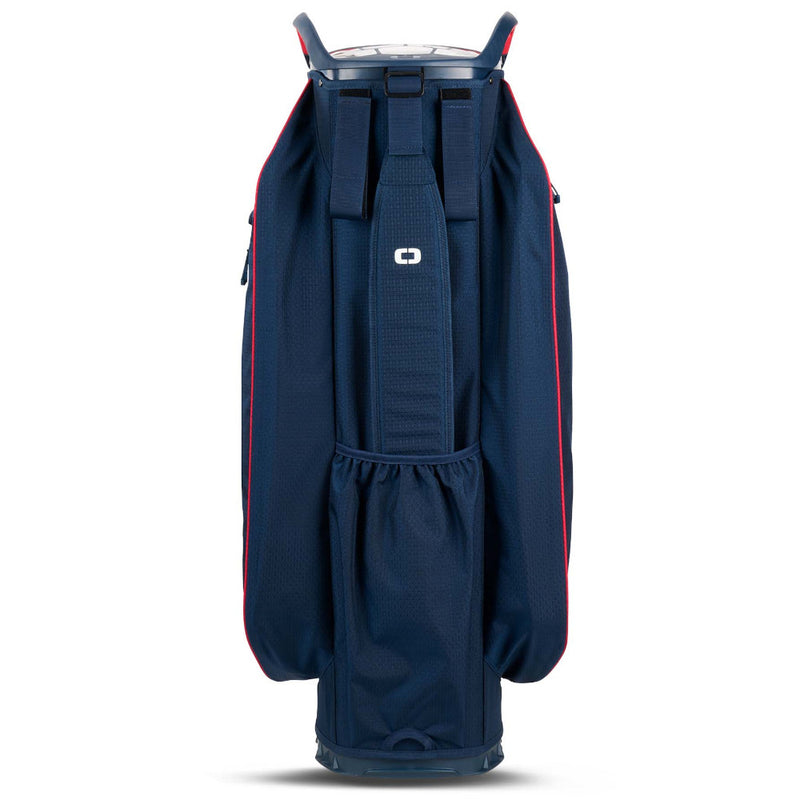 OGIO All Elements Silencer Waterproof Cart Bag - Red/White/Blue