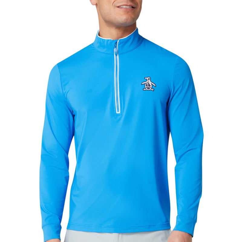 Original Penguin Long Sleeve Performance Earl Pullover - French Blue