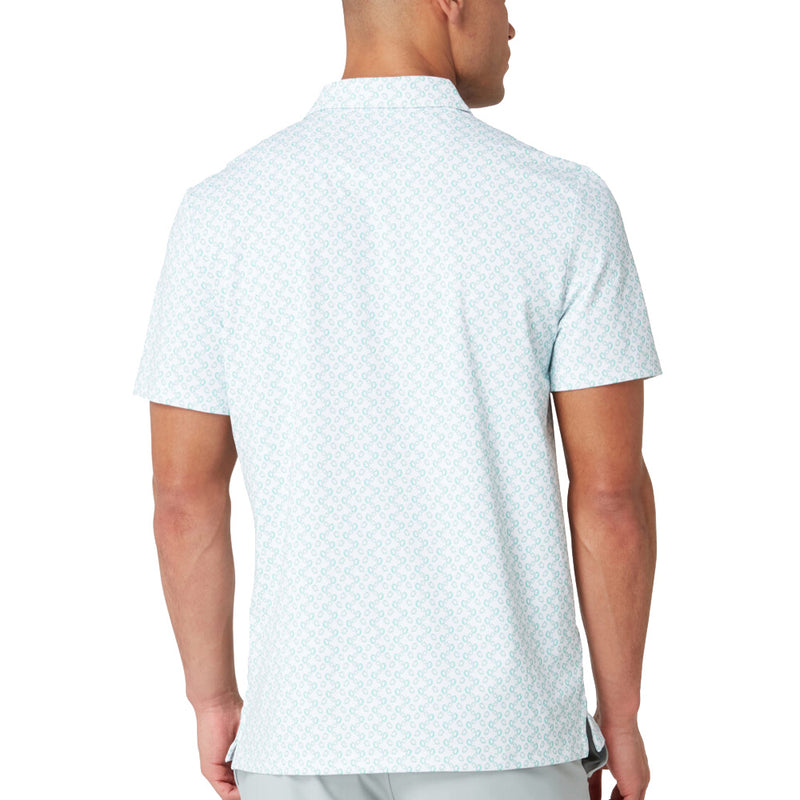 Original Penguin All-Over Lifesaver Print Polo Shirt - Bright White