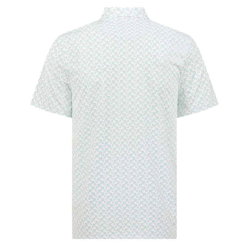 Original Penguin All-Over Lifesaver Print Polo Shirt - Bright White