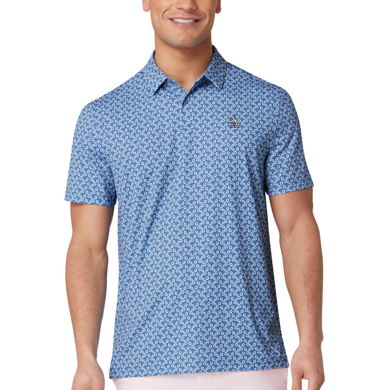 Original Penguin All-Over Lifesaver Print Polo Shirt - Quiet Harbor