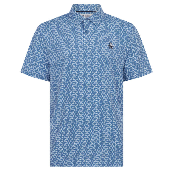 Original Penguin All-Over Lifesaver Print Polo Shirt - Quiet Harbor