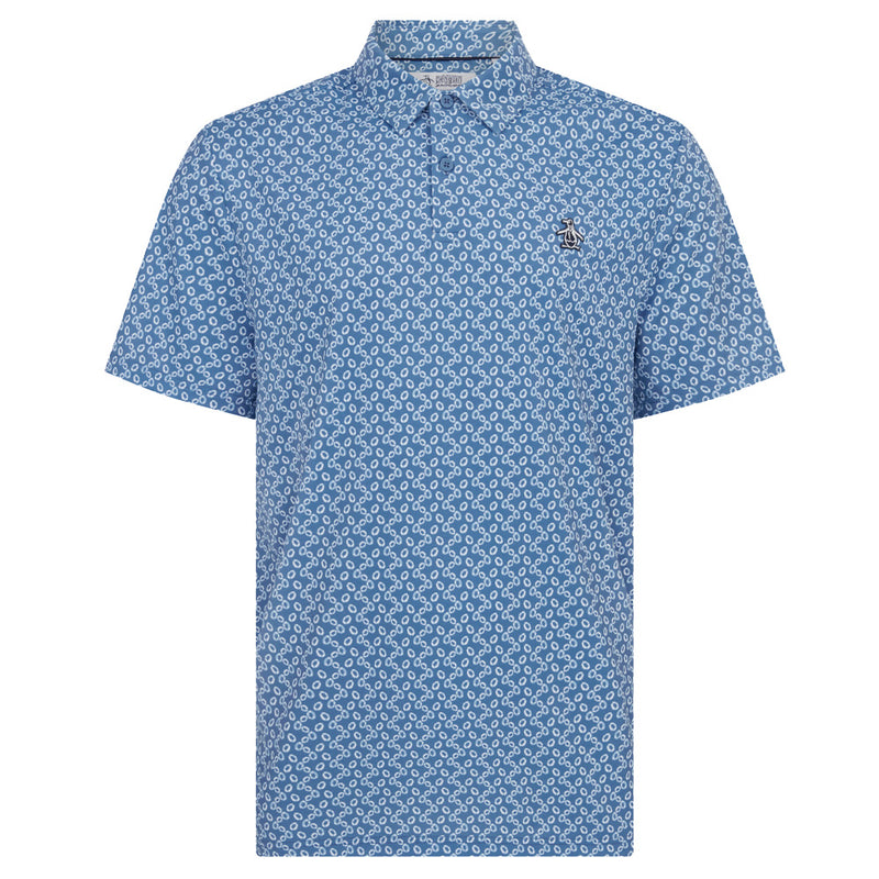 Original Penguin All-Over Lifesaver Print Polo Shirt - Quiet Harbor