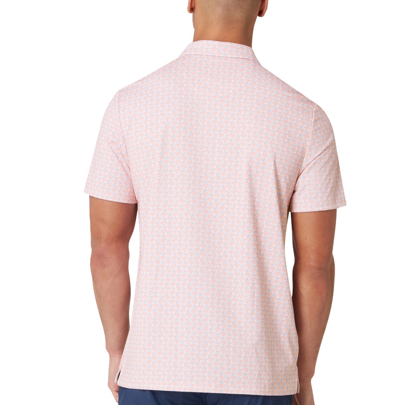 Original Penguin All-Over Lifesaver Print Polo Shirt - Charm Pink