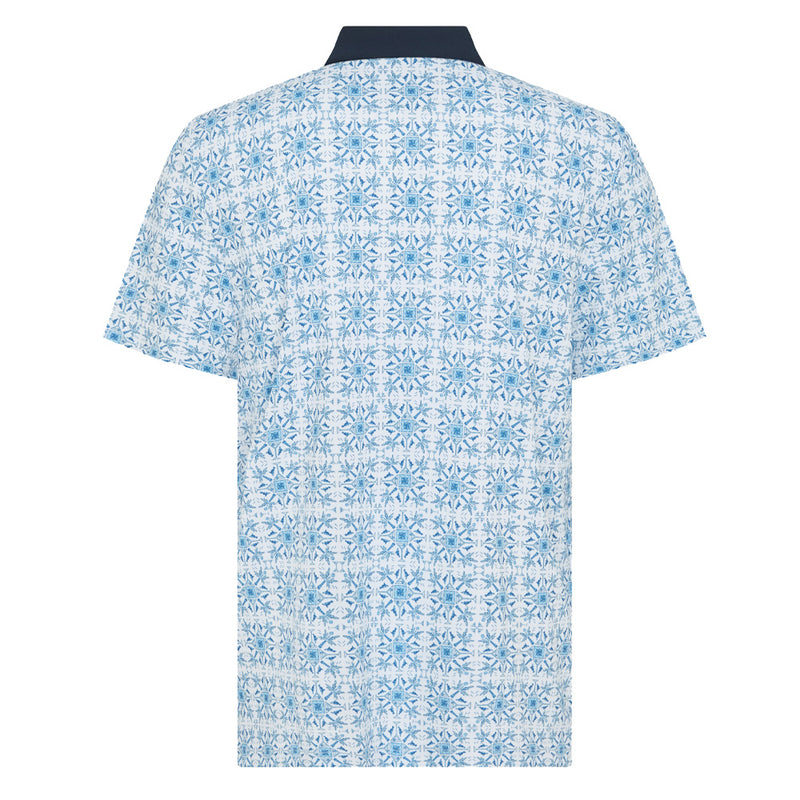 Original Penguin Pete’s Cocktail Windowpane Polo Shirt - Bright White