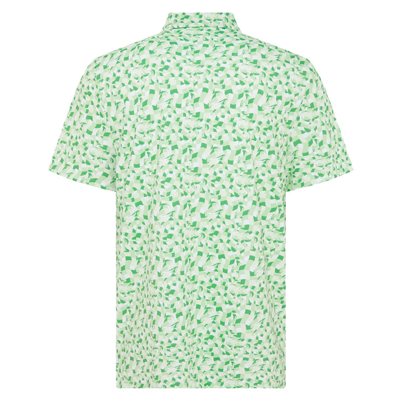 Original Penguin Underwater Mosaic Geo Polo Shirt - Sprucestone