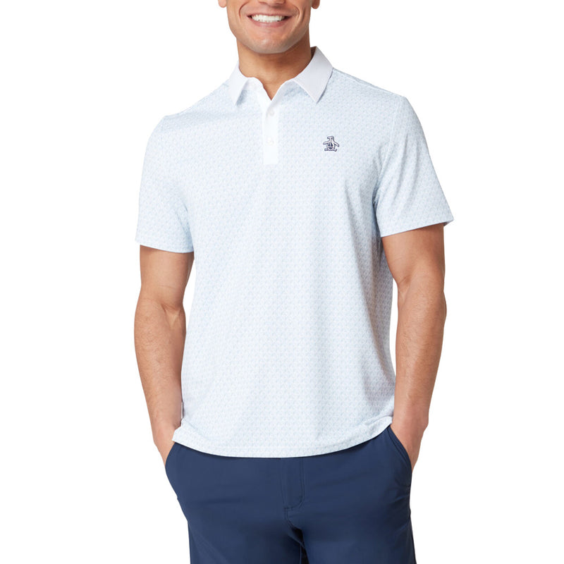 Original Penguin Pete’s Tee Time Polo Shirt - Bright White