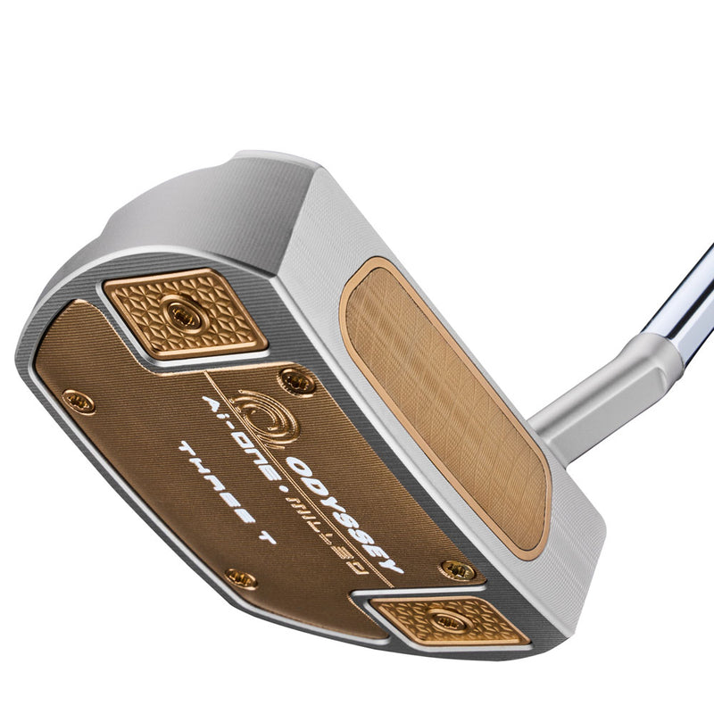 Odyssey Ai-One Milled Silver Putter - Three T Slant