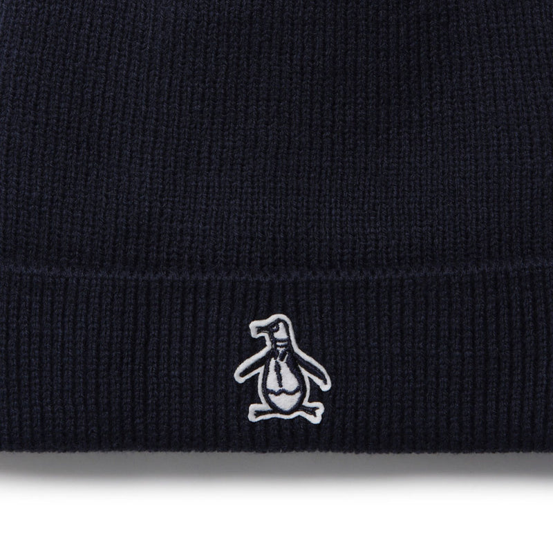 Original Penguin Core Cuff Beanie Hat - Black Iris