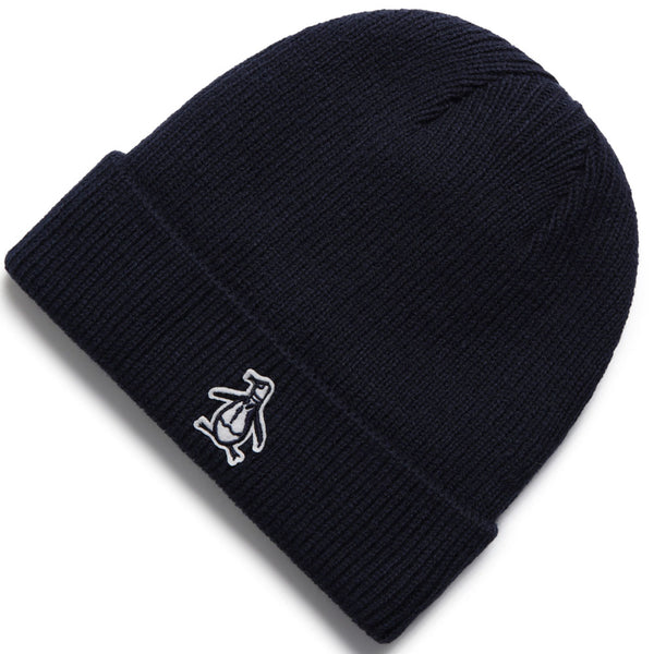 Original Penguin Core Cuff Beanie Hat - Black Iris