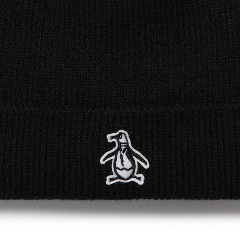 Original Penguin Core Cuff Beanie Hat - Caviar